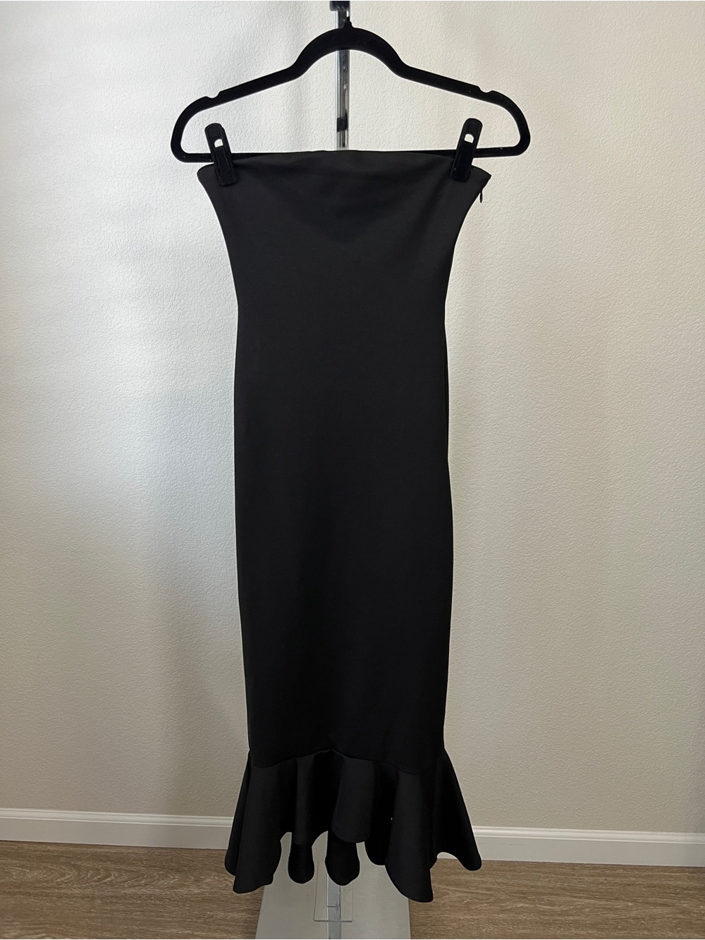 Revolve Superdown Black Strapless Mermaid Dress size Small Cocktail Party - Picture 2 of 7